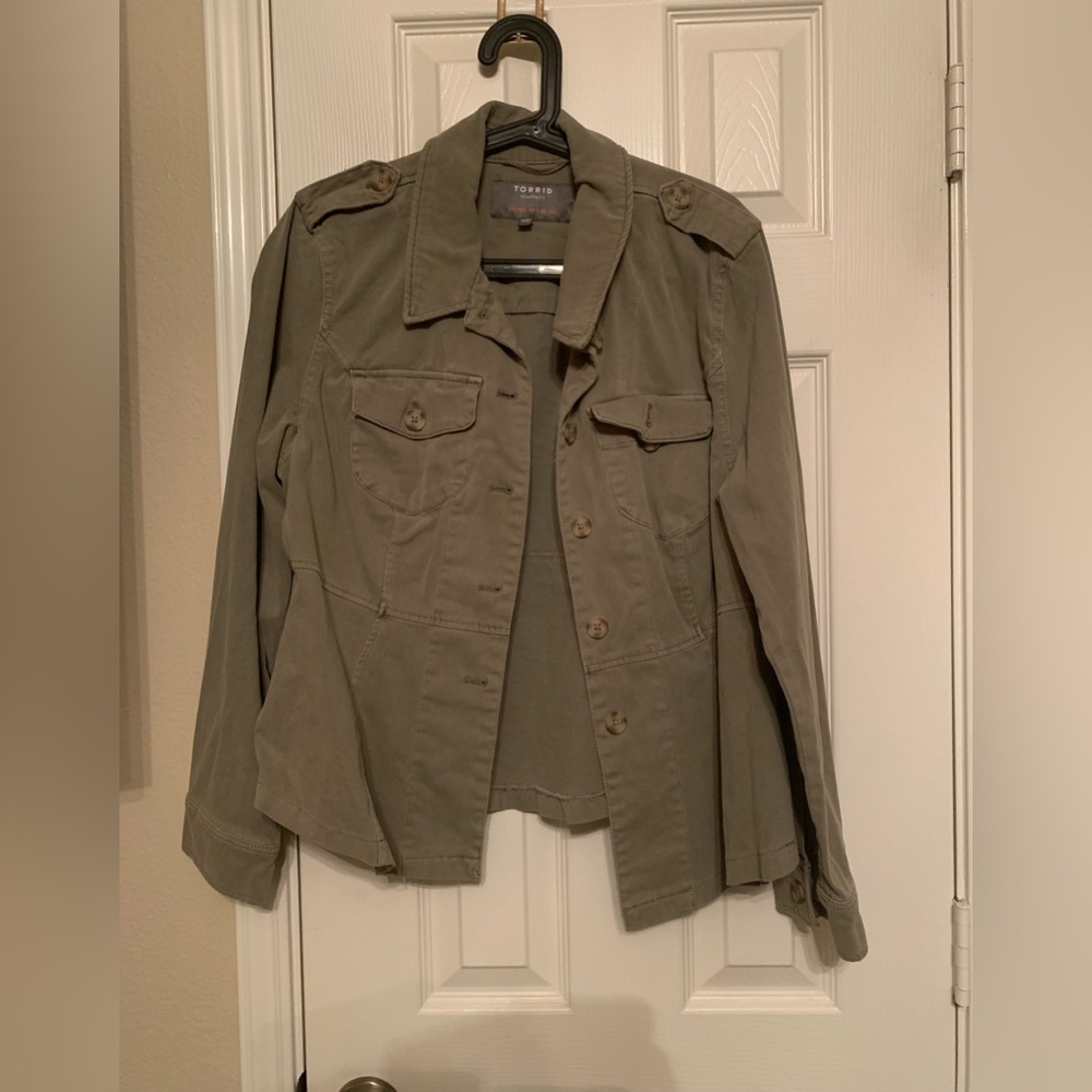 Torrid Peplum Jacket
